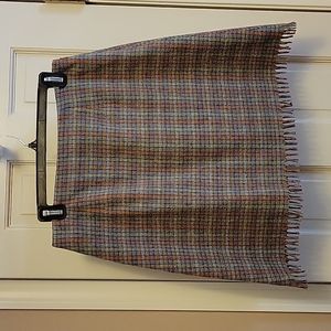 Garnet Hill wool blend skirt.